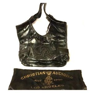 BRAND NEW Christian Audigier Snake Print Purse